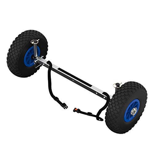 SUPROD SUP-Räder, Stand Up Paddle Board Wheels, Transport-Wagen, UP260, Edelstahl, schwarz/blau von SUPROD