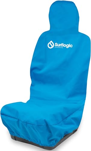 SURF LOGIC Surflogic Waterproof Car Seat Cover Single Cover, Erwachsene, Unisex, Cyan (Blau), Einheitsgröße von SURF LOGIC