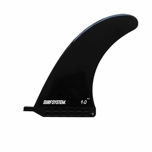 SURF SYSTEM - Single Fin Composite 9.0 Composite - Black - for Classic US Box Case, Plastic Composite. Ideal for Single Or 2+1 Boards (1 Single and 2 Side). (9) von SURF SYSTEM