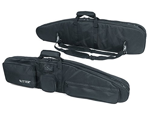 SUTTER Premium Doppel-Waffentasche 125x37cm - Gewehrtasche für Zwei Langwaffen mit Optiken Gewehrkoffer von SUTTER