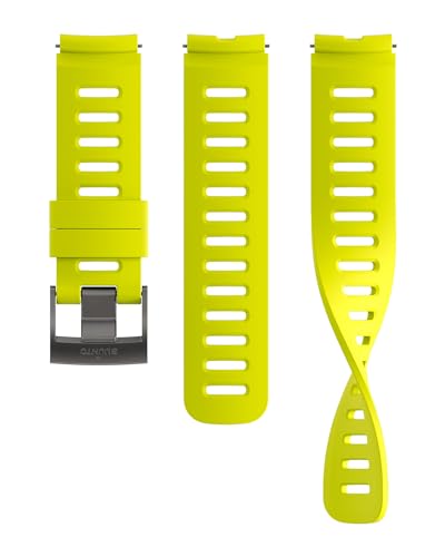SUUNTO Unisex – Erwachsene Silicone Strap Ersatz-Uhrenarmband, gelb, S+M von SUUNTO