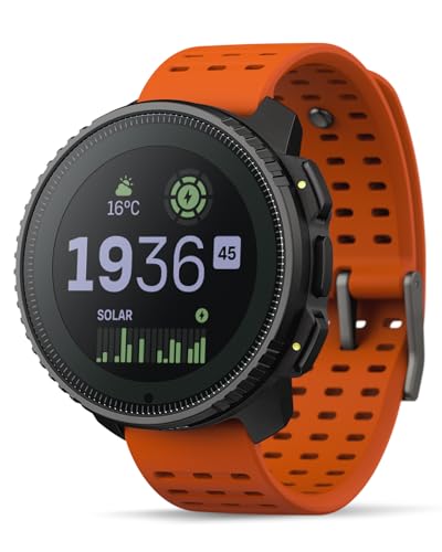 SUUNTO Vertical Abenteuer Uhr - GPS Smartwatch, Mit Solarladung Akkulaufzeit bis zu 65 Tagen, Militärgeprüftes Gehäuse, 100m Wasserdichtigkeit, Hergestellt in Finland mit 100% Erneuerbaren Energien von SUUNTO