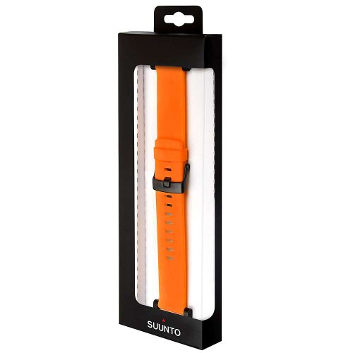 Suunto Unisex Silikonarmband Core Graphite, Orange, One Size, SS013339000 von SUUNTO