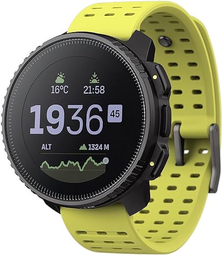 SUUNTO Vertical Abenteuer Uhr - GPS Smartwatch, Akkulaufzeit bis zu 50 Tagen, Militärgeprüftes Gehäuse, 100m Wasserdichtigkeit, Hergestellt in Finland mit 100% Erneuerbaren Energien von SUUNTO