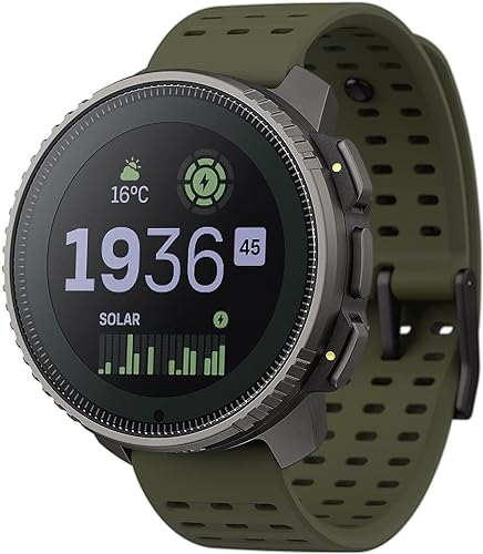 SUUNTO Vertical Abenteuer Uhr - GPS Smartwatch, Mit Solarladung Akkulaufzeit bis zu 65 Tagen, Militärgeprüftes Gehäuse, 100m Wasserdichtigkeit, Hergestellt in Finland mit 100% Erneuerbaren Energien von SUUNTO