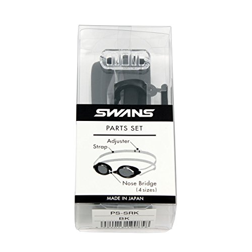 SWANS Brillenband + Nasenbrücken für optische Schwimmbrille SRXCL-N/M, Farbe:schwarz von SWANS