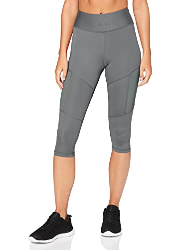 SWEDISH FALL LIFTING ATHLETES Damen Elevate Capri Tights, Steel Grey, L von SWEDISH FALL LIFTING ATHLETES