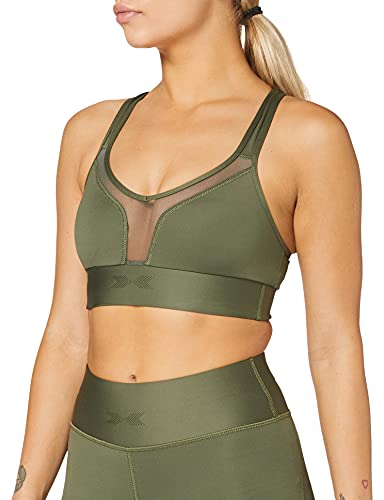 SWEDISH FALL LIFTING ATHLETES Damen Elevate Mesh Bra, Matcha, XS von SWEDISH FALL LIFTING ATHLETES