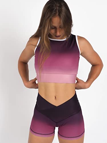 SWEDISH FALL LIFTING ATHLETES Open Back Top Purple Blush von SWEDISH FALL LIFTING ATHLETES