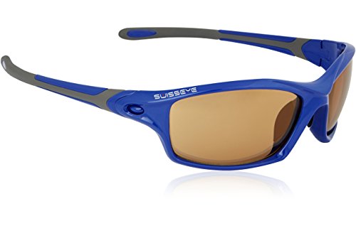 SWISSEYE Sportbrille Grip, Blue Shiny/Dark Grey von SWISSEYE