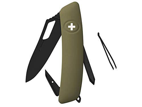 SWIZA Unisex – Erwachsene Messer, Olive, Uni von SWIZA