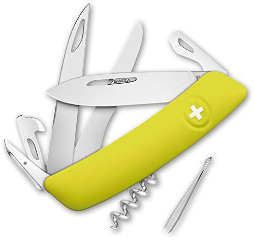 Swiza Herren D07 Taschenmesser, gelb, 17 cm von SWIZA