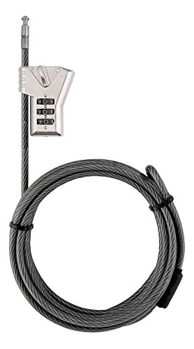 System EX Unisex Schlinge Kombination Kabel Lock, schwarz von System EX