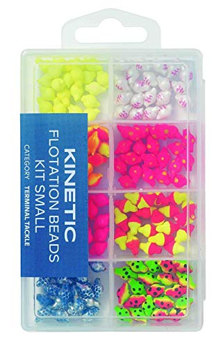 Kinetic Flotation Beads Kit - Auftriebsperlen in verschiedenen Größen und Farben, hoher Auftrieb, inkl. Box (Large - 10mm) von Sabiki