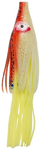 Sabiki Kinetic Monster Octopus mit Einer Länge von 160mm oder 200mm, Vier Farben Stehen zur Verfügung, kräftig und voluminös (Orange/Glow, 16cm) von Sabiki