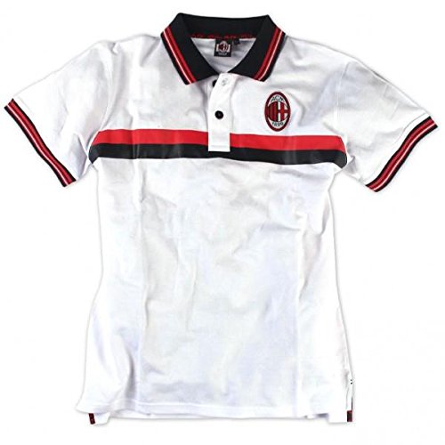 Sabor Geschmack Milan Stripes Fitness – T-Shirt Herren, Herren, Milan Stripes, weiß, XS von Sabor
