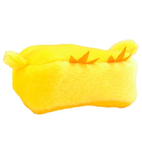 Leichte gelbe Hühner-Münztasche, praktische Aufbewahrungstaschen für Schlüssel und Quittungen, niedlicher Fusselanhänger, stilvoller gelber Huhn-Kleingeldhalter, a von Saddgo