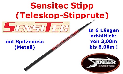 Sänger Top Tackle Systems Sensitec Stipp (Teleskop-Stipprute 3,00-8,00m), Länge:4.00m von Sänger Top Tackle Systems