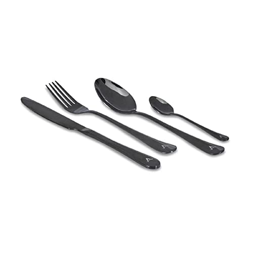 Saenger Unisex – Erwachsene Anaconda Blaxx Cutlery Single Set 4pcs von Saenger