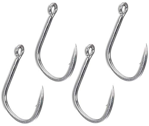Uni Cat Unisex – Erwachsene SNX-5 Vencata-4 Wallerhaken zum Angeln auf Waller, Angelhaken zum Wallerangeln, Haken zum Welsangeln, Einzelhaken, Größe:8/0, Silber von Sänger