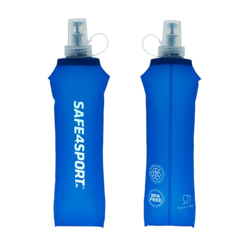 Safe4sport Bleu, Soft Flask 500 ml Unisexe-Adult, 500 ml von Safe4sport