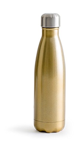 Sagaform Isolierflasche Stahlflasche, Edelstahl, Gold, One Size von Sagaform