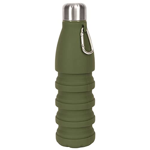 Sagaform Unisex – Erwachsene 5018346 Stig Faltbare Flasche, grün, 7 x 25 cm von Sagaform
