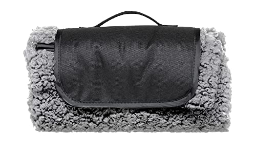 Sagarform Picknickdecke aus Polyester in der Farbe Grau mit Tragegriff, 150x50cm, 5018109 von Sagaform