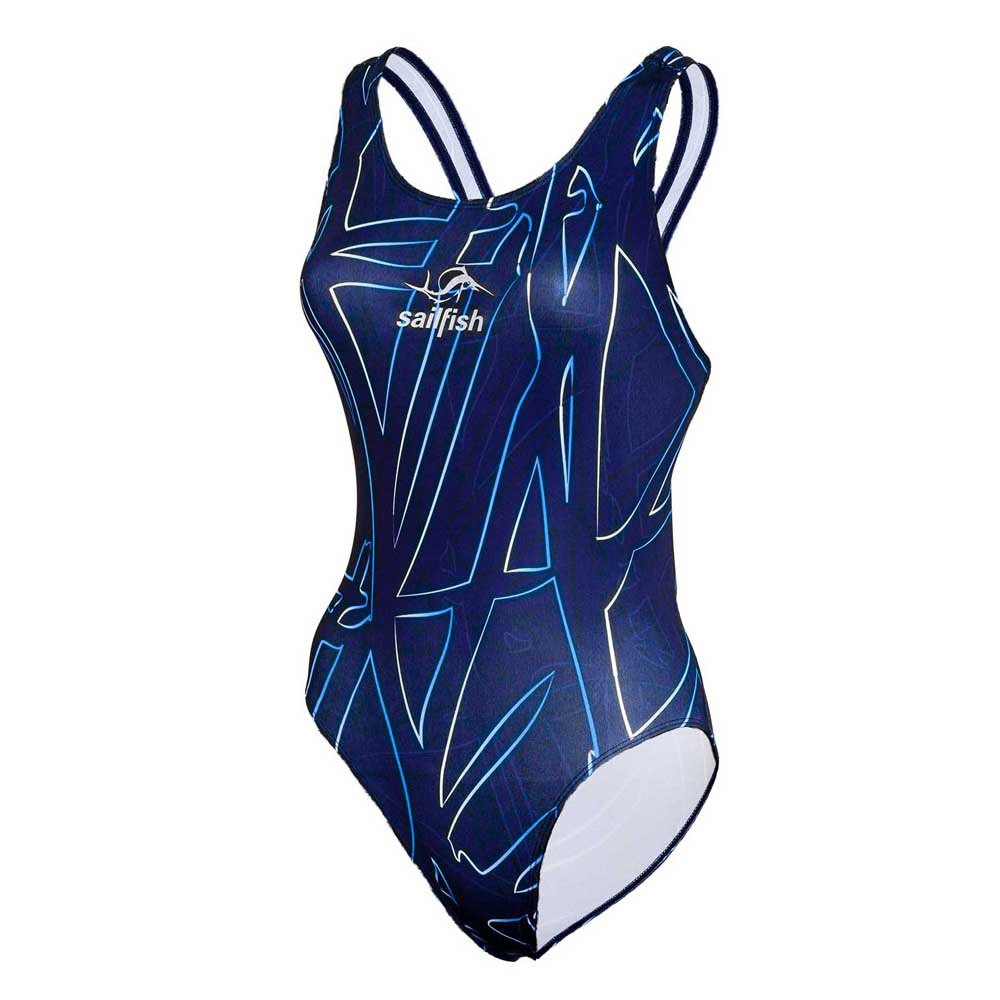 Sailfish Durability Sportback Swimsuit Blau L Frau von Sailfish