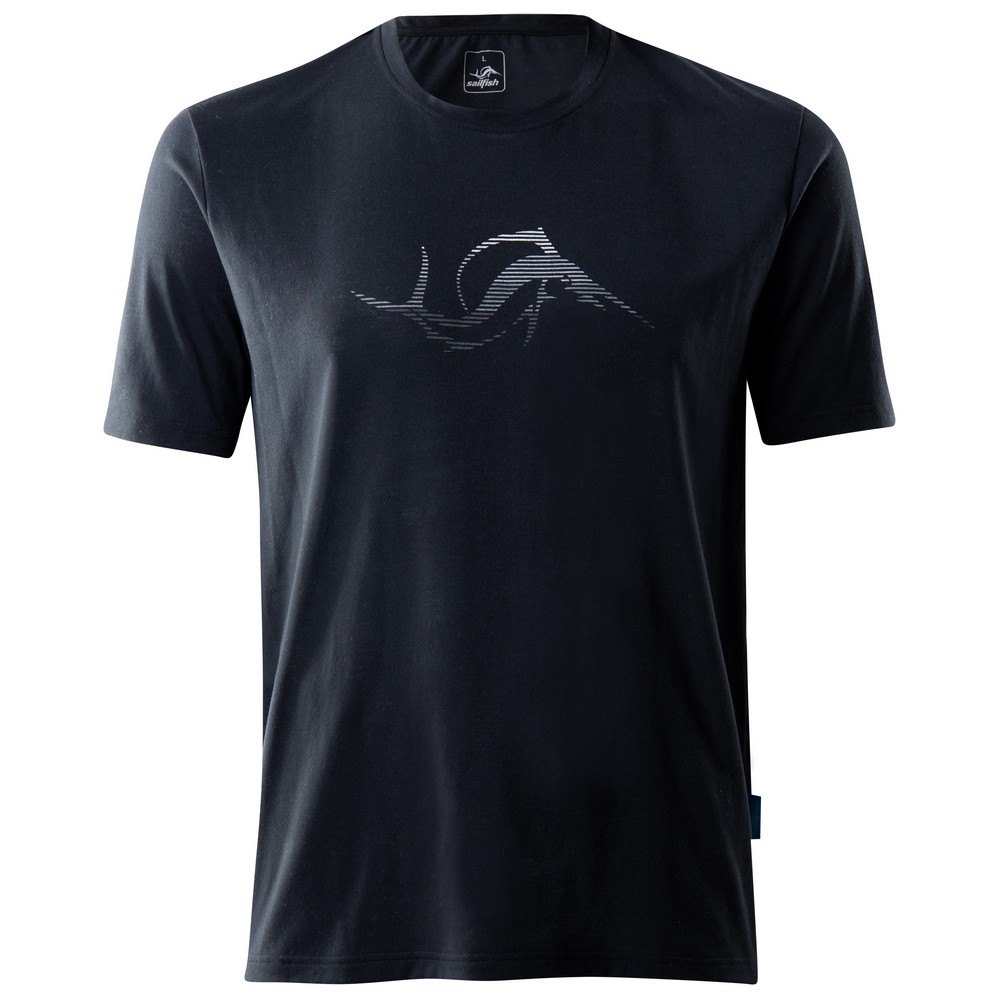 Sailfish Fish Short Sleeve T-shirt Schwarz XS Mann von Sailfish