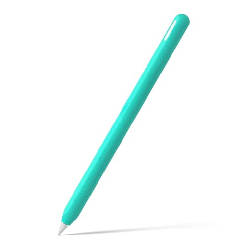 Dünne Silikonhülle für Pencil 2. Protektoren, perfekte Passform, sturzsicher und leicht, Silikon-Griffhülle für Männer und Frauen, die Bleistift verwenden, mintgrün von Saiyana