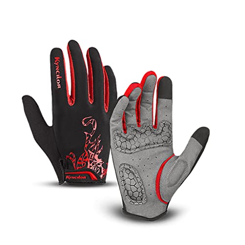 Saiyana Touchscreen-Handschuhe aus Nylon, für Frühling, Herbst, Motorrad, Fahrrad, BMX, MX, ATV, Sport, Outdoor, Freizeit, Motorrad, Reithandschuhe, kaltes Wetter von Saiyana