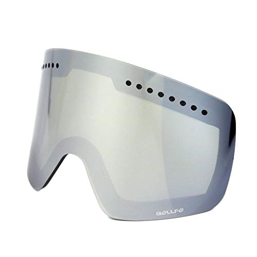 Skibrille mit doppelschichtiger, abnehmbarer Gläser, Anti-Beschlag-UV-Snowboard-Auge zum Schutz, für Herren und Damen, Ski-Sonnenbrille, Brillen, Vollfinger-Handschuhe von Saiyana
