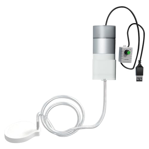Tragbare USB-Luftpumpe für Aquarien, Luftkompressor, Luftsprudler, tragbarer Sauerstoffgeber, Aquarium-Zubehör, Aquarium-Luftpumpen, USB-Luftpumpen für Aquarien von Saiyana