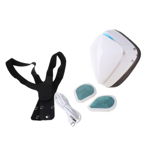 Wiederverwendbare Atemschutzmaske mit Ventilator für Smart Face Elektrische Atemschutzmaske Luftreiniger 3D Ergonomisches Design Bequem zu Wea Gesicht Waschbar Verstellbar von Saiyana