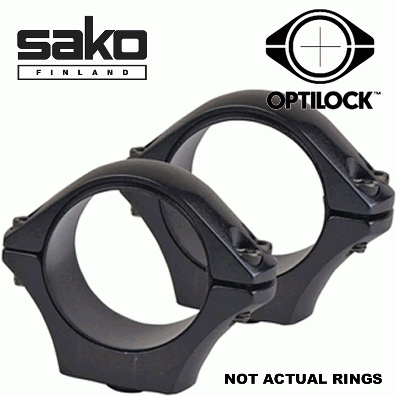 Sako Optilock Montageringe 30mm Extra Low von Sako