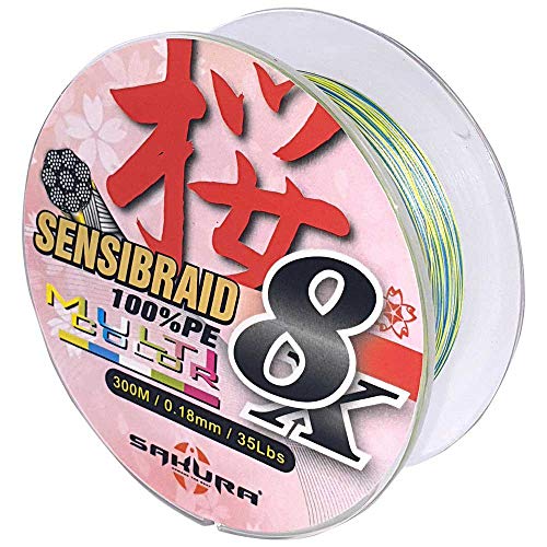 Sakura Sensibraid 4 x Geflecht für Erwachsene, Unisex, Mehrfarbig, 0,25 mm von SAKURA