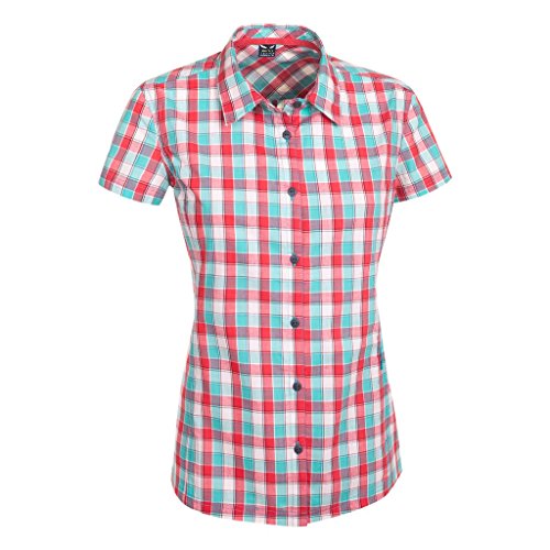 SALEWA Damen Bluse 2.0 Dry W Short Sleeve Shirt, M Avoriaz Sn/Tar/Bri, 36/S, 00-0000024861 von Salewa