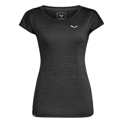 Salewa Puez Melange Dry T-Shirt Damen, Schwarz, XXS von Salewa