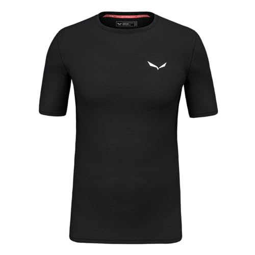 Salewa Herren Cristallo Warm Amr M T-srt. Shortsleeve Tee, Black Out, L EU von Salewa