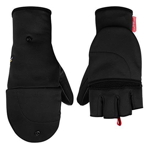 Salewa Damen Handschuhe Sesvenna Fold Back Ws Gloves, Black Out, XL, 00-0000026588 von Salewa