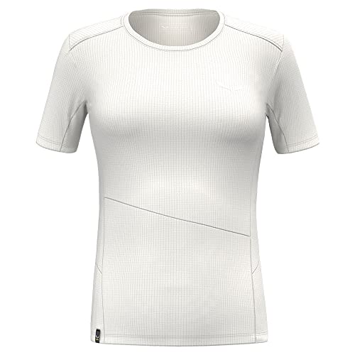 Salewa Damen Puez Sporty Dry W T-shirt, Weiß, L EU von Salewa