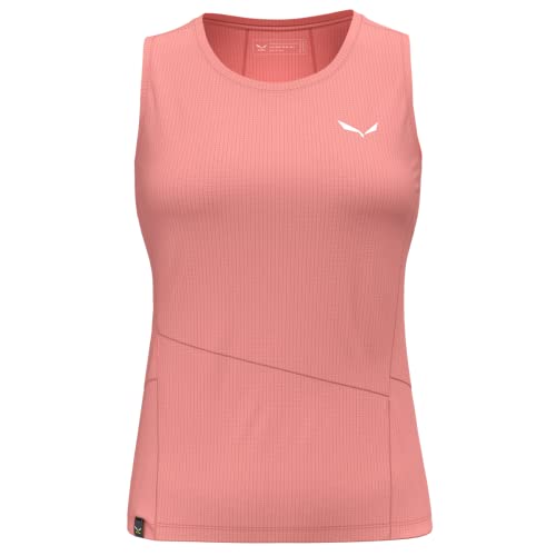 Salewa Damen Puez Sporty Dry W Tankt Hiking Shirt, Lantana Pink, XL EU von Salewa