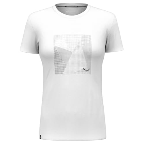 Salewa Damen Pure Building Dry W T-shirt, Weiß, XL EU von Salewa
