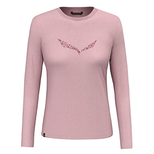 Salewa Solidlogo Dry Longsleeve Tee Women, Zephyr, XL von Salewa