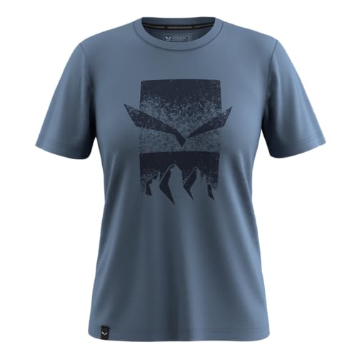 Salewa Women's Eagle 3cime T-Shirt W Small tee, Java Blue, XS, Java Blue, XS von Salewa