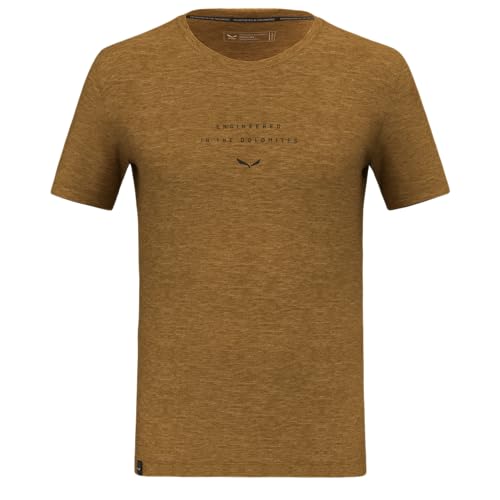 Salewa Eagle Eitd Merino T-Shirt Men, Golden Brown, L von Salewa