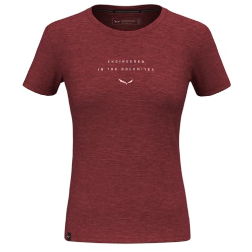 Salewa Eagle Eitd Merino T-Shirt Women, Syrah, XS von Salewa