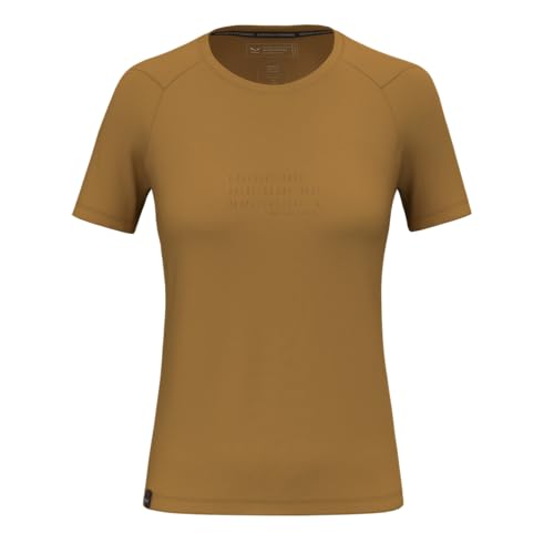 Salewa Eagle Poem Dry T-Shirt Women, Golden Brown, XL von Salewa