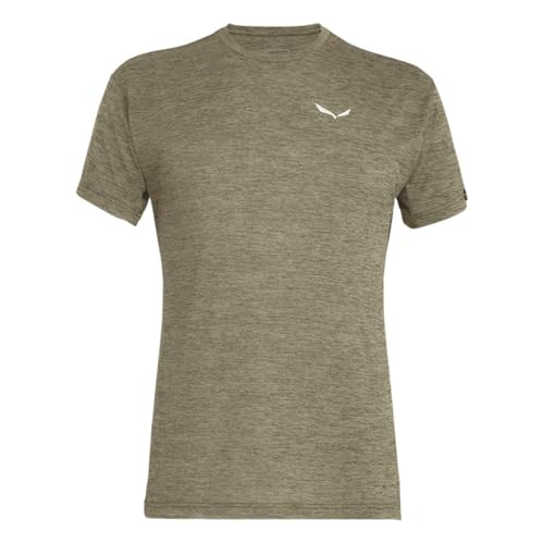 Salewa Puez Melange Dry M T-shirt T-Shirt Herren Dark Olive Melange M von Salewa